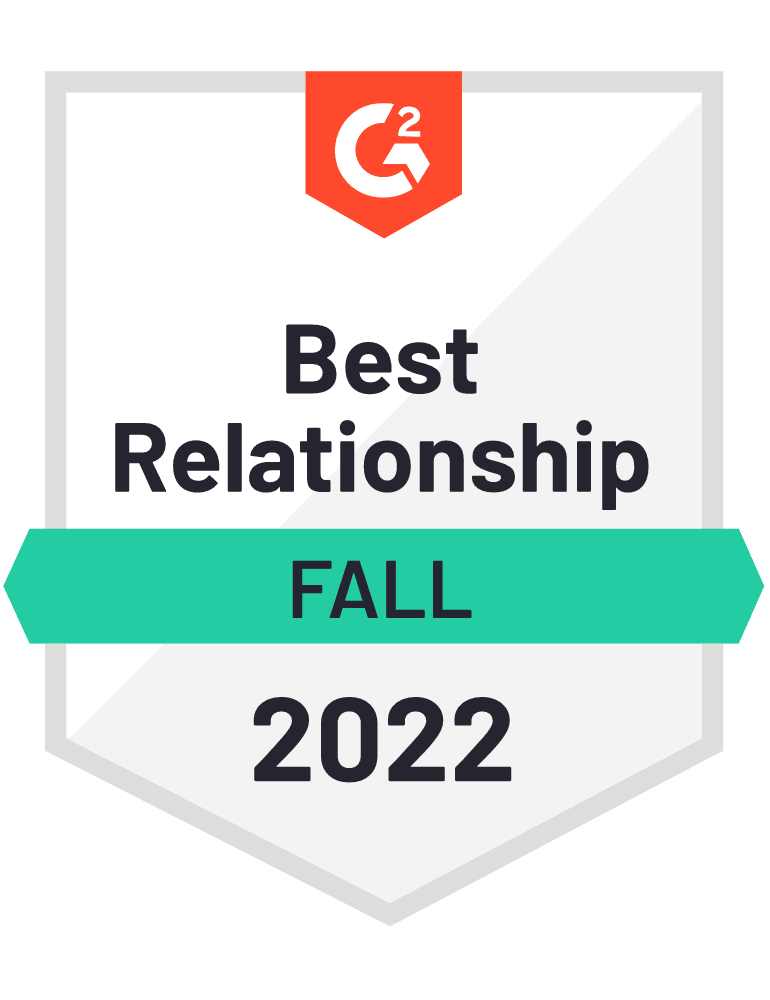 Best relationship G2 Fall 2022